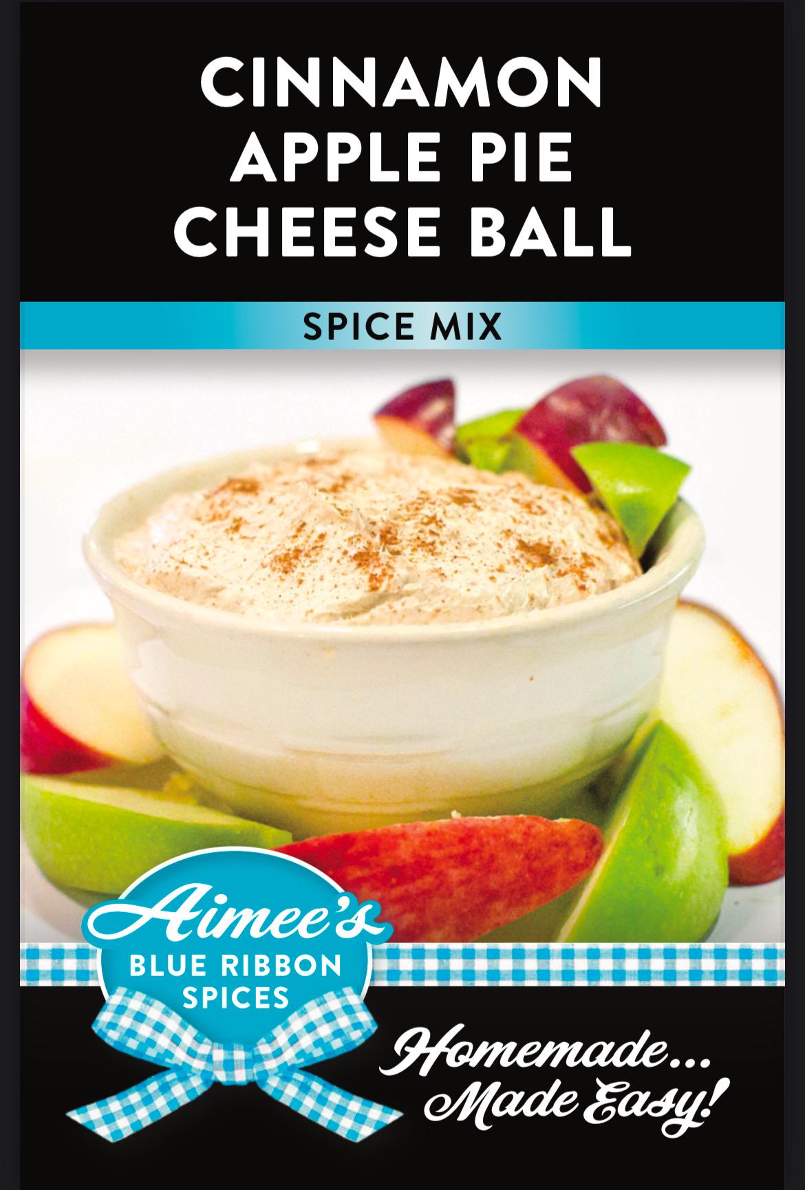 Cinnamon Apple Pie Cheese Ball Spice Seasoning Mixes Value 3 Pack Bulk Savings Makes a LARGE Cheese Ball~LYND Honey Crisp Great Gift Giving