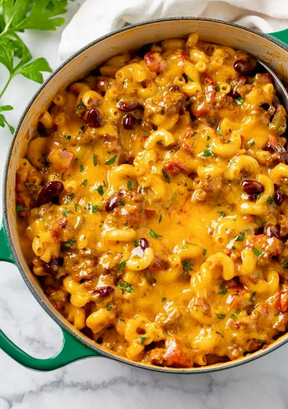 Chili Mac Spice Mix Elbow Macaroni Noodles Spices are Gluten Free Hearty Cheddar Cheese Beans Hearty EASY Crock Pot Gift Basket Giving  YUM