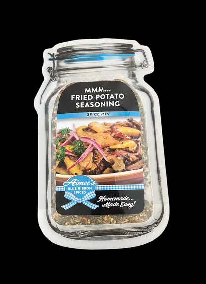 MMM…Fried Potatoes Seasoning Spice Mixes Value 3 Pack Bulk Savings Hash Browns Home Fries Top Seller ~ Good on Roasted Vegetables Great Gift