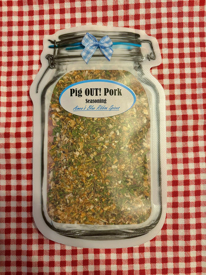 Pig Out! Pork Rub Spice Seasonings Mix Pork Chop Rub, Grilling Spices, Pork Loin, Pork Roast, Dry Herb Mix
