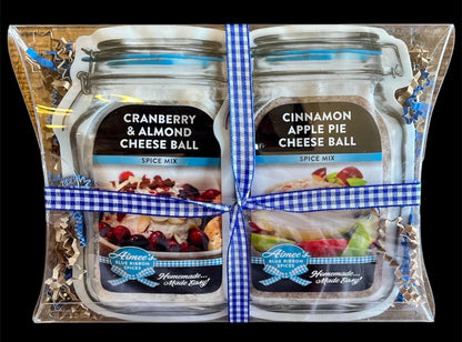 Cheeseball Lover 4 Pack Spice Mixes Gift Wrapped ~4 Packets - Gift Basket - Perfect Birthday Christmas Gift-Top 4 Best Sellers FREE Shipping