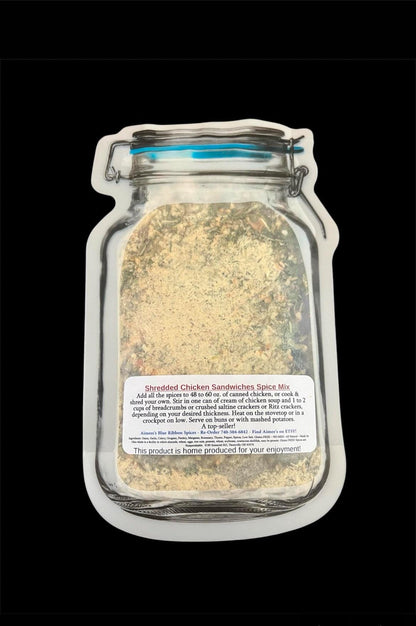 4 Pack Top Sellers -Shredded Chicken Sandwiches, Giddy Up Guacamole, Herb Dipping Oil & Hot Jalapeño Popper-Top Sellers Mixes Gift Wrapped