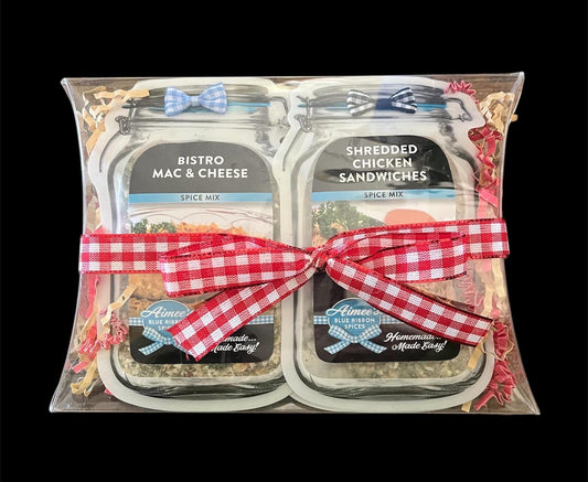 4 Pack Gift Pack-Shredded Chicken Sandwiches -Bistro Mac Cheese -Chicken Noodles-Beef Stew Gift Set Comfort Food 4 Top Sellers FREE Shipping