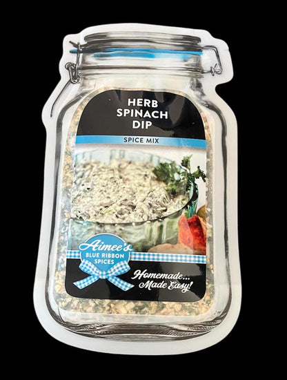 Herb Spinach Dip Spice Seasoning Mixes "Value 3 Pack Bulk Savings” Great for Gift Giving Spices are Gluten FREE and Full of Flavor Bread Dip