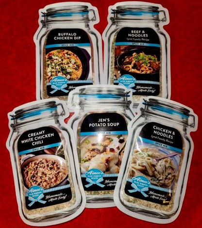 Roasted Garlic Dipping Oil/ Butter Spread Spice Mix “Value 3 Pack Bulk Savings” 3 Spice Packets -Olive Oil - Garlic Bread Butter Spread Gift