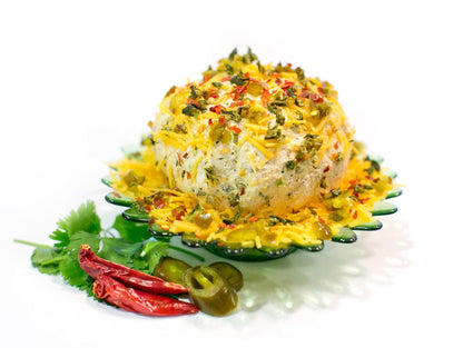 Jalapeno & Cheddar Cheese Ball** Spice Seasoning Mix -Party Appetizer Favorite -Spices are Gluten Free Large Cheese Ball - Perfectly Spicy