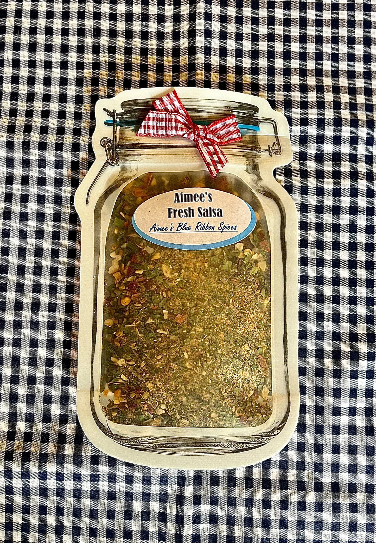 Aimee’s Fresh Salsa Spice Seasoning Mix Homemade Salsa - Fresh - Tomatoes - Cilantro - Onions - Tortilla Chip Dip - Nachos -Layered Taco Dip