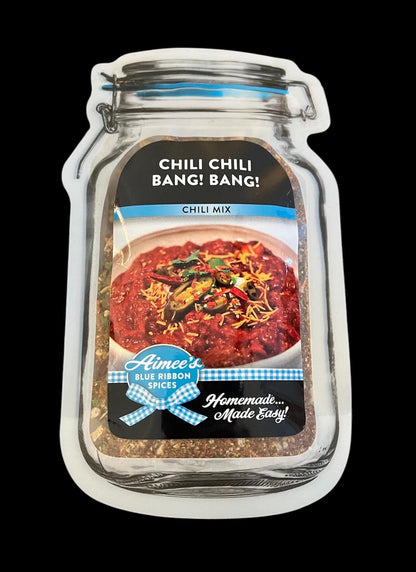 Chili Chili BANG! BANG! Seasoning Chili Spice Seasoning Mix ~ Spicy Chili ~ Sausage or Hamburger ~ Family Meal Size Recipe ~ Gift Giving