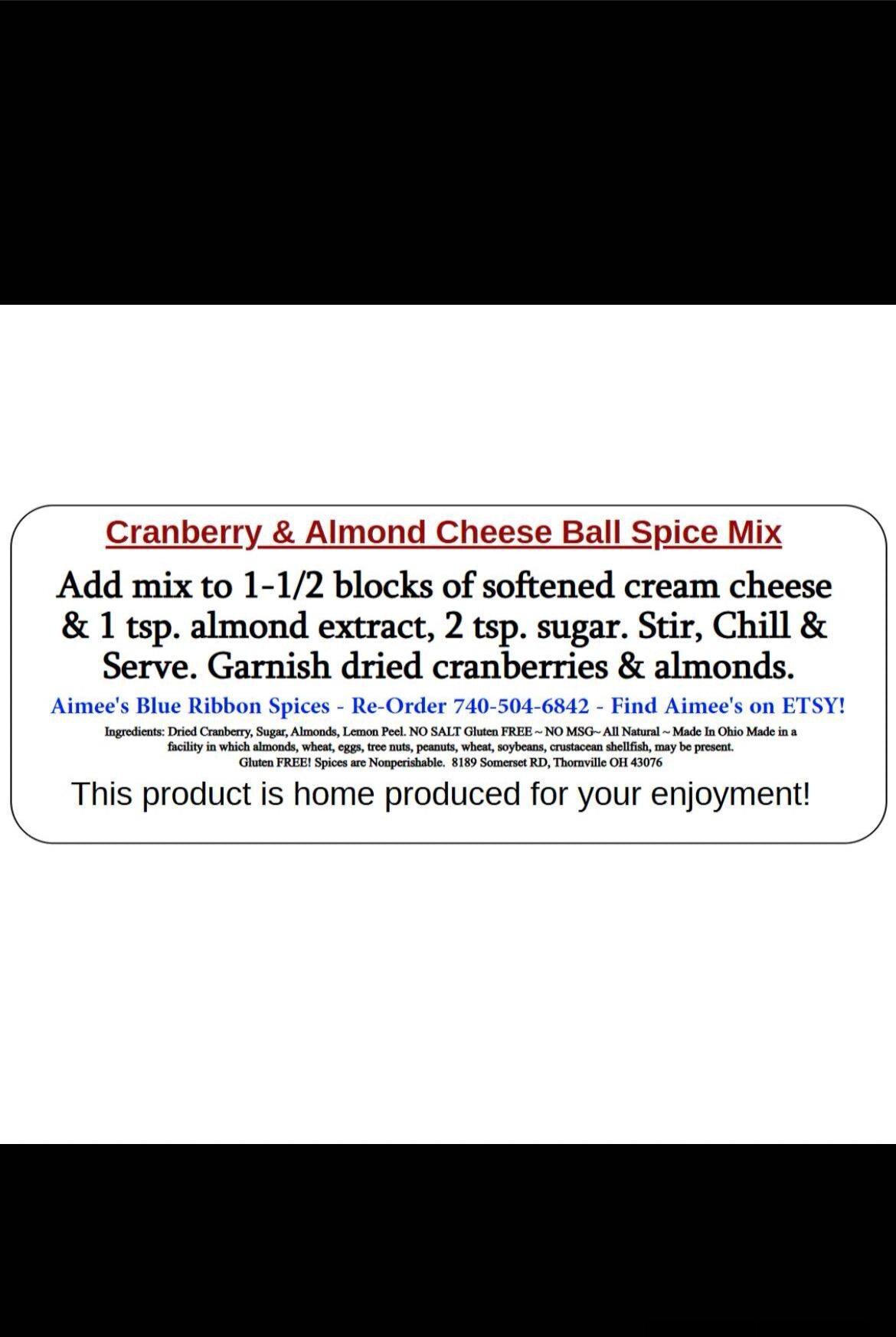 Cheeseball Lover 4 Pack Spice Mixes Gift Wrapped ~4 Packets - Gift Basket - Perfect Birthday Christmas Gift-Top 4 Best Sellers FREE Shipping