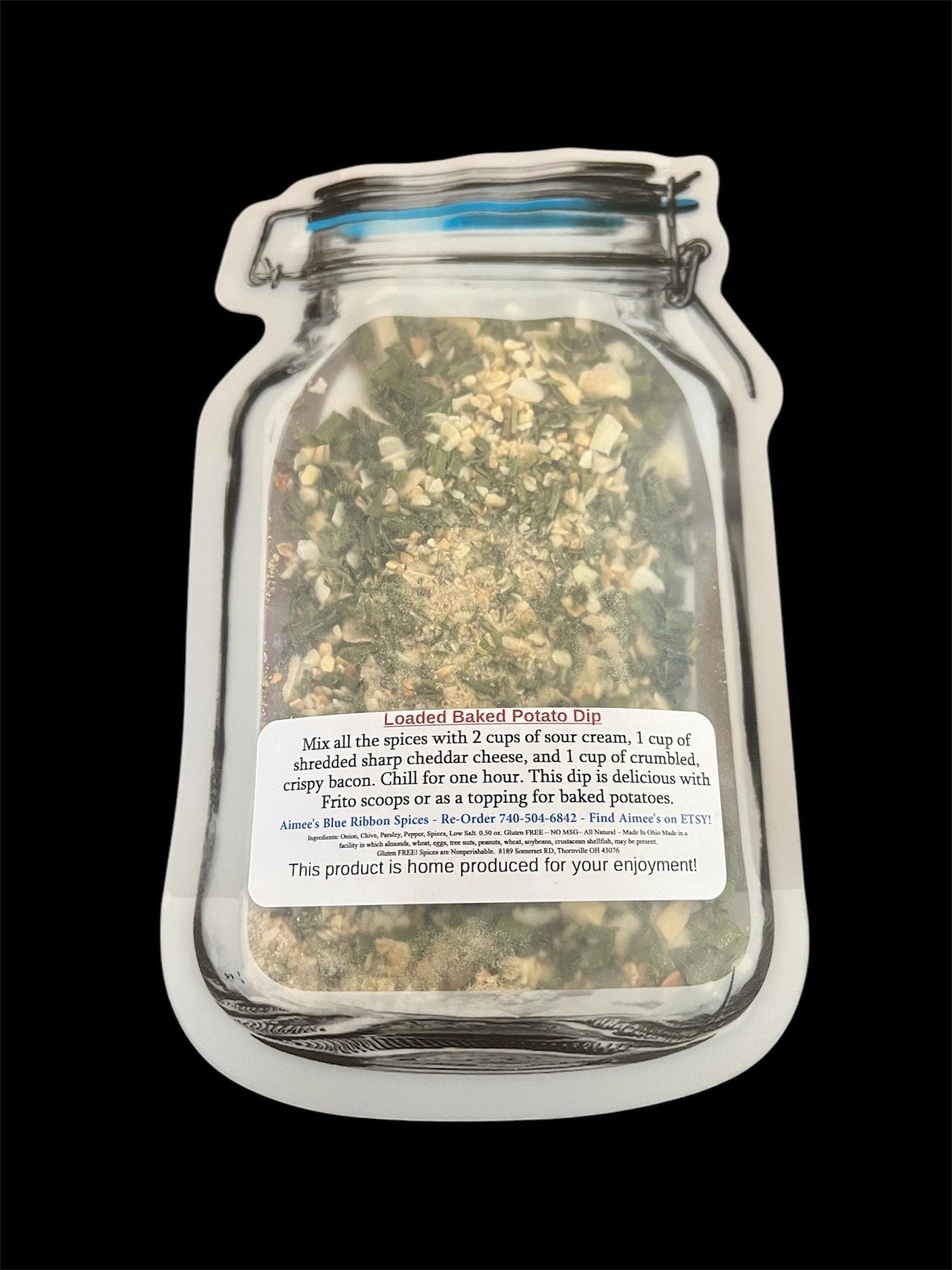 Party 4 Pack Dip Favorite Spice Mixes Gift Wrapped ~ Loaded Baked Potato Dip, Herb Spinach Dip, Parmesan & Artichoke Dip, Dill Dip FREE Shipping