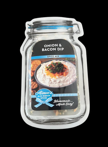 Onion and Bacon Dip Spice Seasoning Mixes Value 3 Pack Bulk Savings Chip Dip - 3 Dip Packets - Party Dip - Appetizer-Gift Giving-Gluten FREE