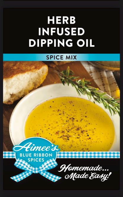 Herb Infused Dipping Oil**or Herb Butter Spread** Spice Seasoning Mix- Spices are Gluten Free - Italian - EASY - Popular - Meat Marinade YUM
