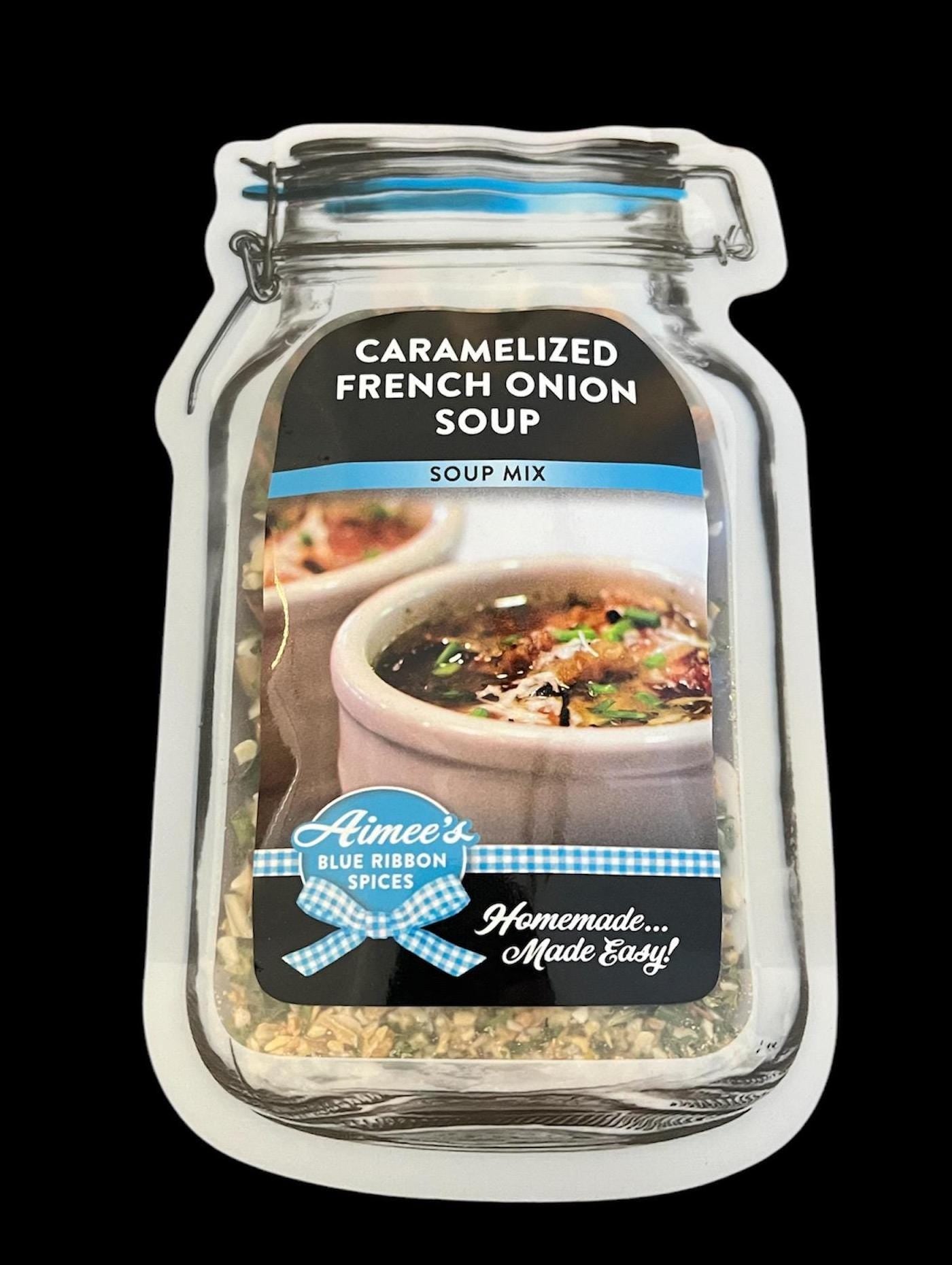 Caramelized French Onion Soup** Spice Seasoning Mix (NO SALT) Great for Gift Basket Giving - Comfort Food - Top!Selling Soup - Sweet Onions