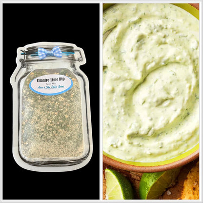 Cilantro & Lime Dip Spice Seasoning Mix~ Tortilla Chip Dip ~ Vegetable Dip Mix ~ Mexican Dressing ~ Taco Sauce Topping ~ Creamy Goodness ~