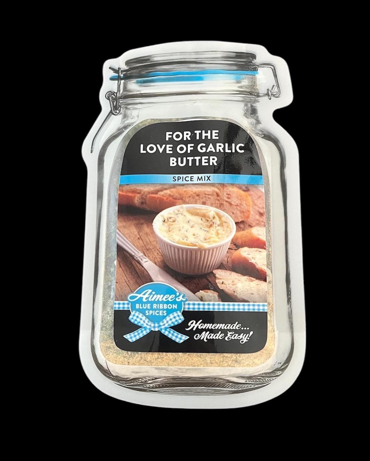 For The Love Of GARLIC Butter Spice Seasoning Mixes "Value 3 Pack Bulk Savings”~Garlic Bread ~Garlic Lovers Dream Great for Gift Giving