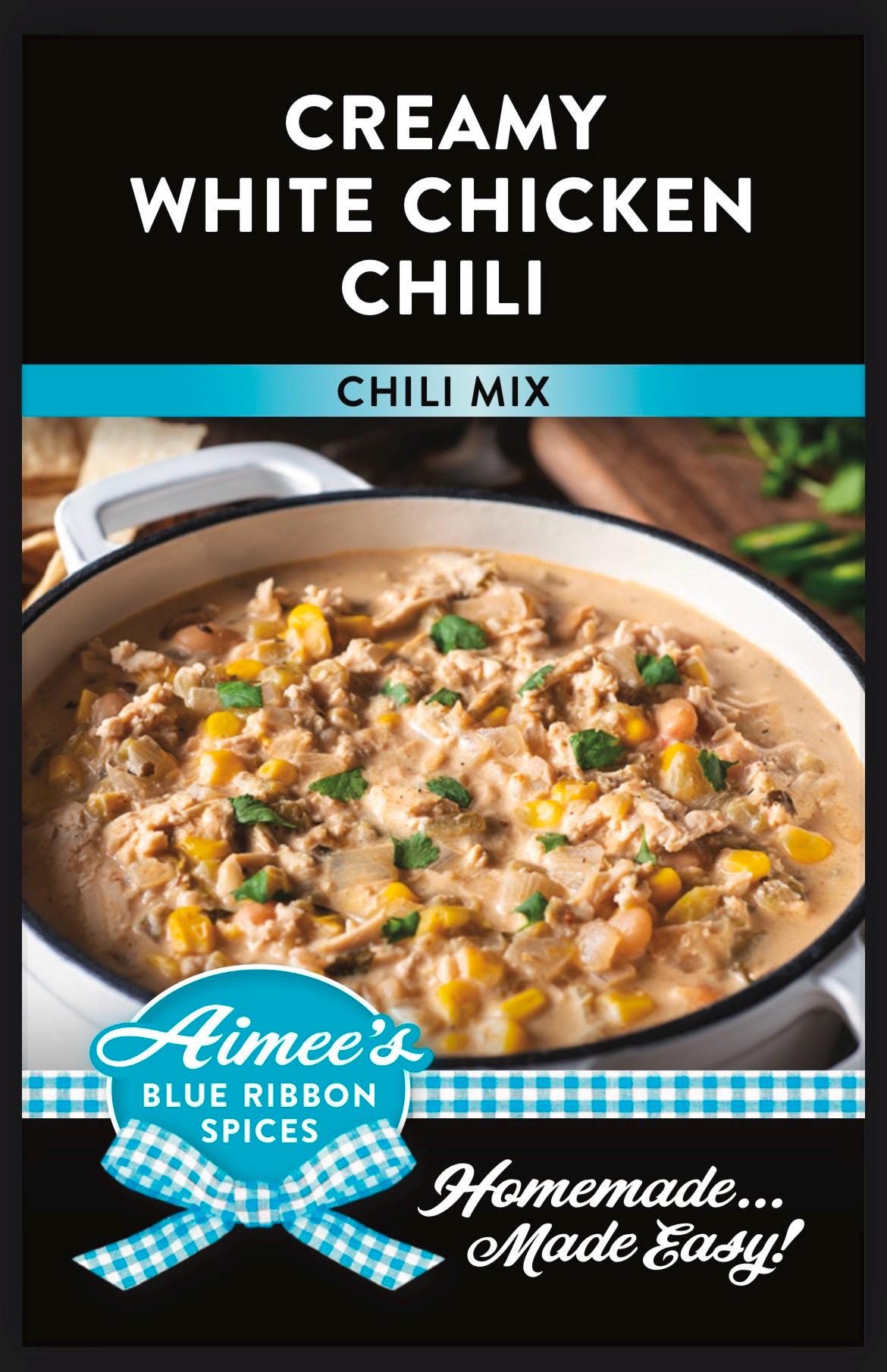 Creamy White Chicken Chili** Chili Seasoning Spice Seasoning Mix (NO SALT) Family  Crowd Favorite Hearty Spices are Gluten Free Amazing