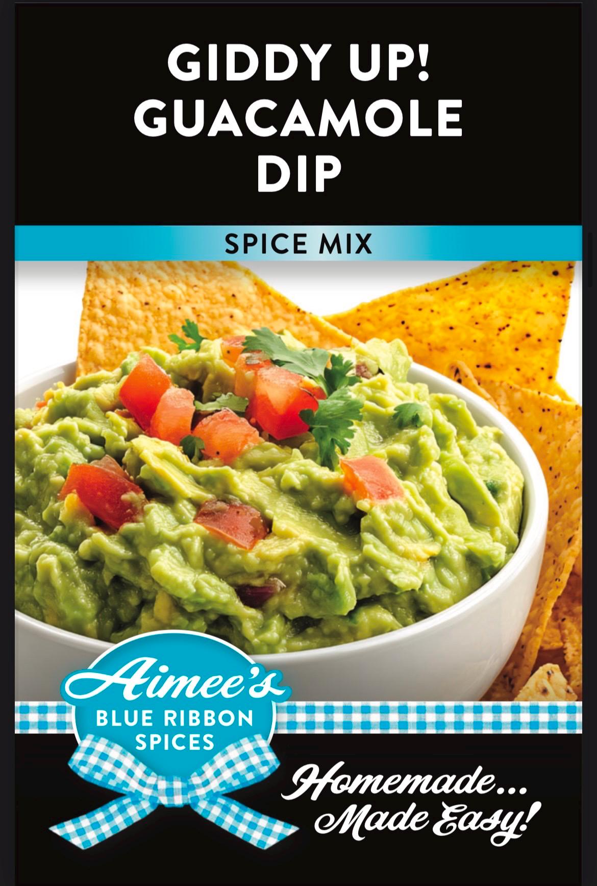 Giddy Up Guacamole** Spice Seasoning Mix (NO SALT)