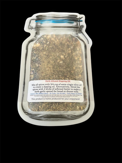 Herb Infused Dipping Oil**or Herb Butter Spread** Spice Seasoning Mix- Spices are Gluten Free - Italian - EASY - Popular - Meat Marinade YUM