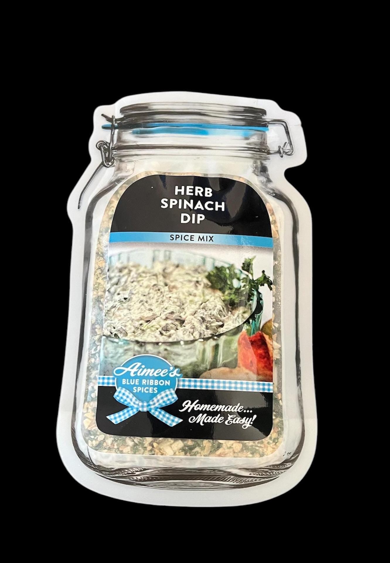 Party 4 Pack Dip Favorite Spice Mixes Gift Wrapped ~ Loaded Baked Potato Dip, Herb Spinach Dip, Parmesan & Artichoke Dip, Dill Dip FREE Shipping