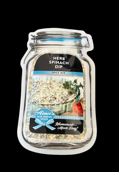 Party 4 Pack Dip Favorite Spice Mixes Gift Wrapped ~ Loaded Baked Potato Dip, Herb Spinach Dip, Parmesan & Artichoke Dip, Dill Dip FREE Shipping