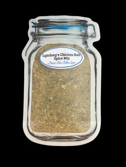 Lyndsey’s Chicken Rub Spice Seasoning Mix ~ Dry Spice Seasoning Mix Chicken Breasts Legs Wings Thighs Whole Chicken Roasted Broasted Chicken