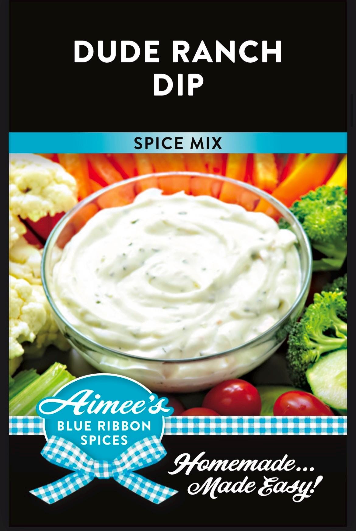 Dude Ranch Dip** Spice Seasoning Mix (NO SALT Recipe) ~Ranch Dip ~Chip Dip ~Vegetable Dip ~Dry Spice Mix ~Perfect Gift ~ Makes Large Amount