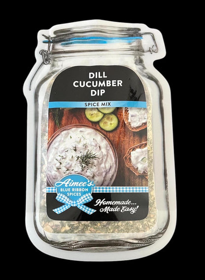 Dill Cucumber Dip** Spice Seasoning Mix ~ Chip Dip ~ Vegetable Dip ~ Greek Cucumber Dip ~ Fresh Cucumbers ~ Year Around Top Seller ~ Creamy