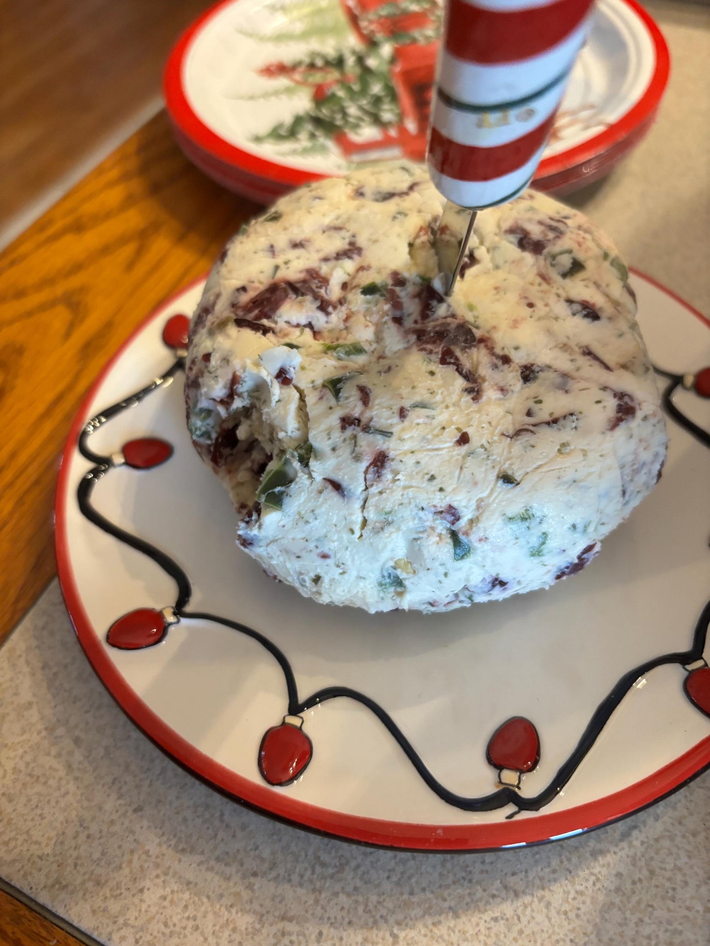 Cranberry & Jalapeno Cheese Ball ~Sweet/Heat Favorite ~VERY! Addictive ~ Spice Seasoning Mix (NO SALT) ~ Top! Selling Cheese Ball ~Appetizer