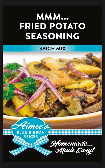 MMM…Fried Potatoes Seasoning Spice Mixes Value 3 Pack Bulk Savings Hash Browns Home Fries Top Seller ~ Good on Roasted Vegetables Great Gift