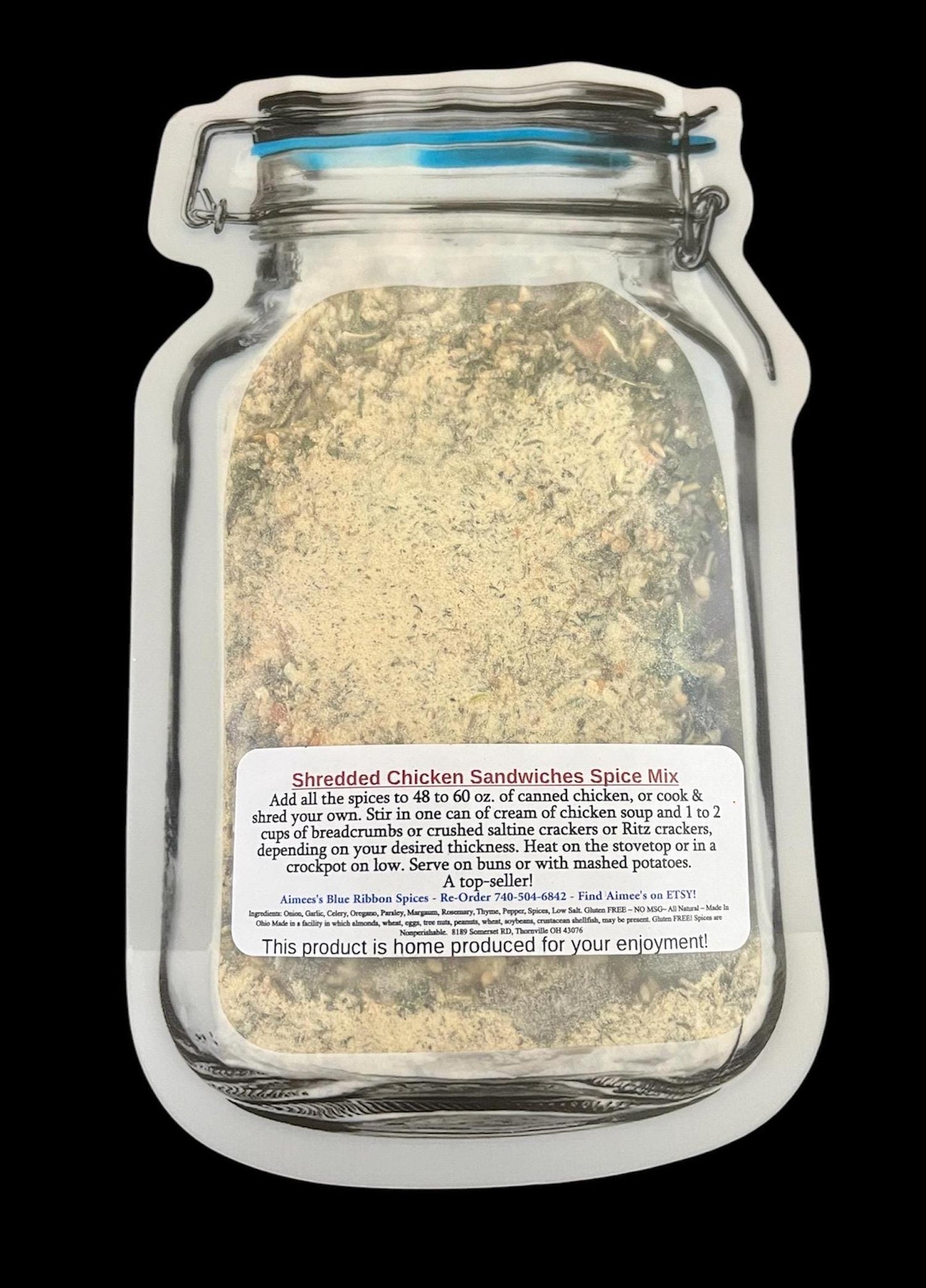 4 Pack Gift Pack-Shredded Chicken Sandwiches -Bistro Mac Cheese -Chicken Noodles-Beef Stew Gift Set Comfort Food 4 Top Sellers FREE Shipping