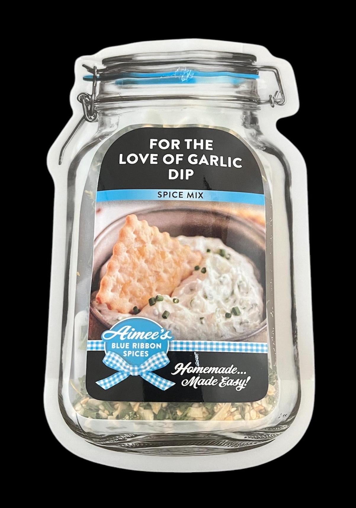 For The Love Of Garlic Dip*Spice Seasoning Mix ~Chip Dip ~Party Favorite Dip ~Appetizer ~Great for Pot locks ~GARLIC Lovers Dream Come True