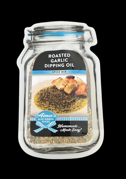 Roasted Garlic Dipping Oil/ Butter Spread Spice Mix “Value 3 Pack Bulk Savings” 3 Spice Packets -Olive Oil - Garlic Bread Butter Spread Gift