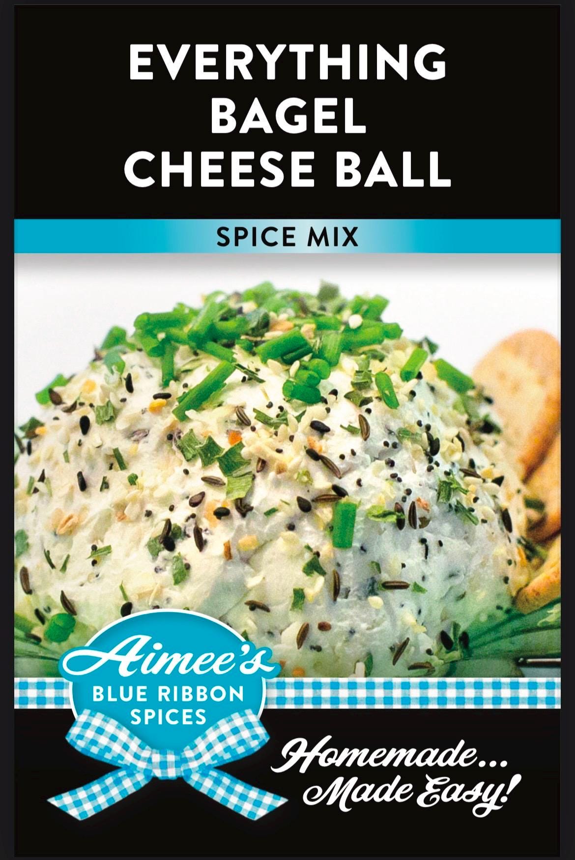 EVERYTHING Bagel Cheese Ball Spice Mix Value 3 Pack Bulk Savings~ Perfect for Gift Giving and Gift Baskets Cheese Ball ~ Appetizer~Tailgate