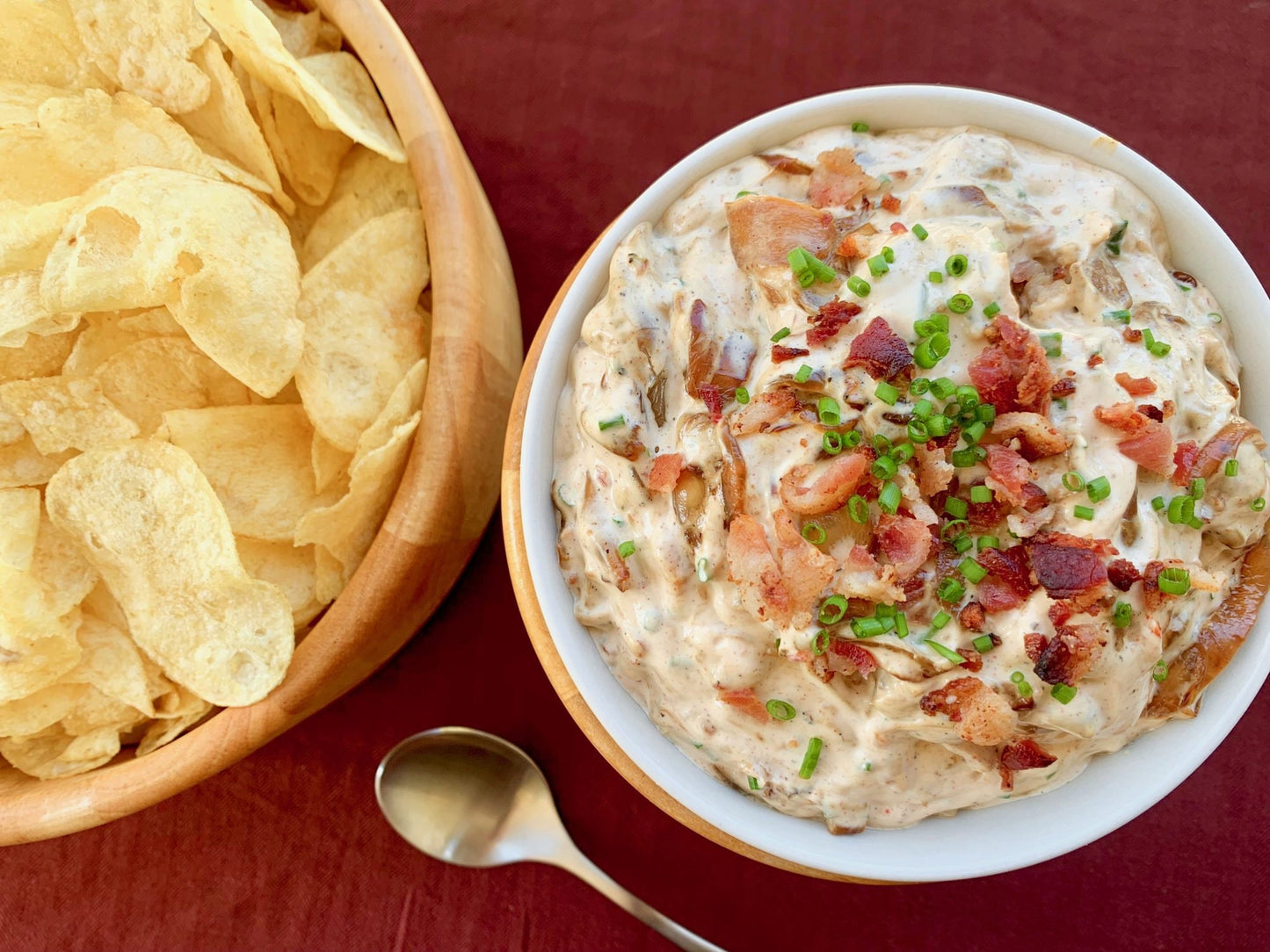 Onion and Bacon Dip** Spice Seasoning Mix (NO SALT) - Chip Dip - Party Dip - Great Gift Idea - Appetizer ~ Gift Basket ~ Sour Cream ~