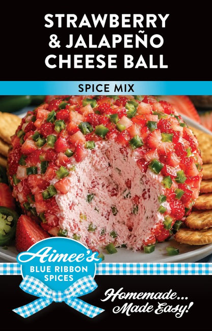 Strawberry Jalapeño Cheese Ball
