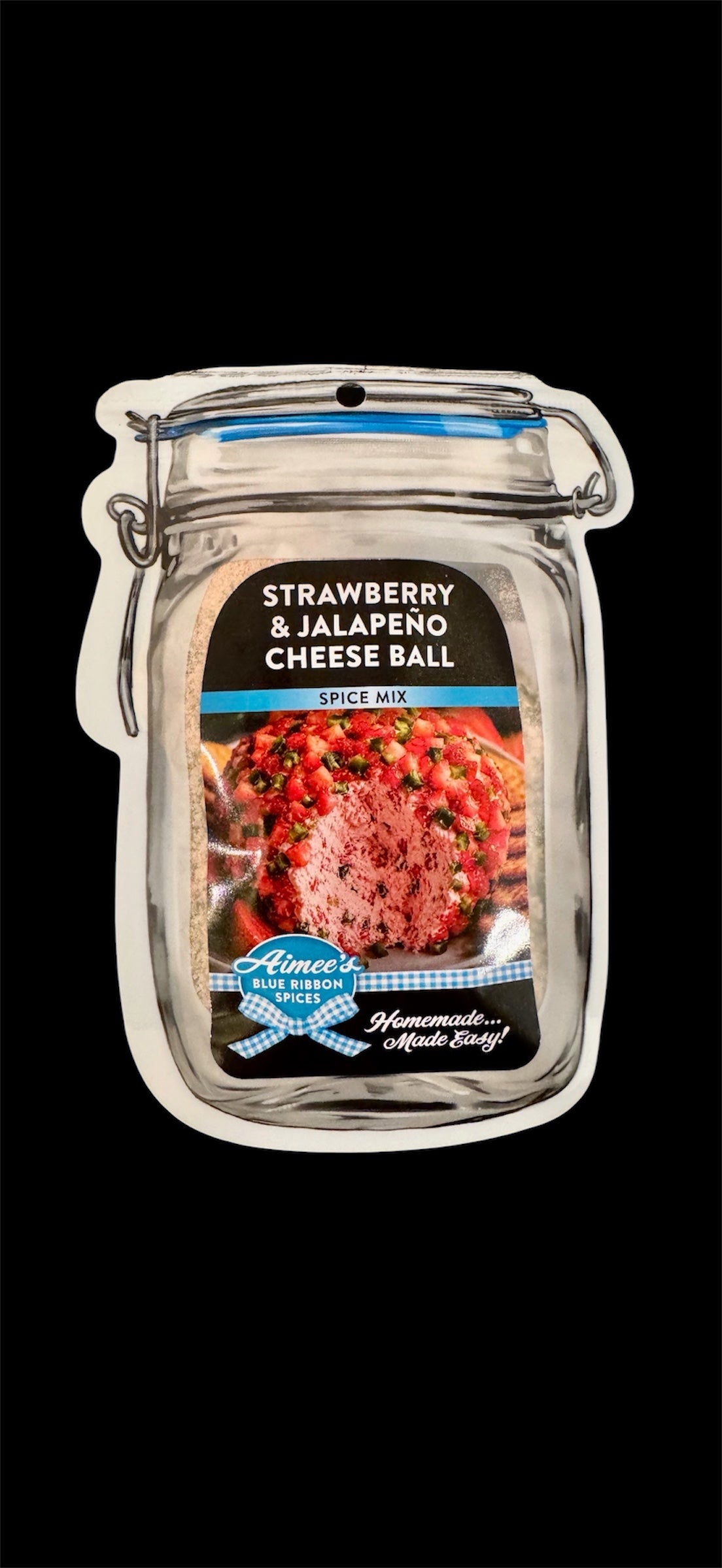 Strawberry Jalapeño Cheese Ball