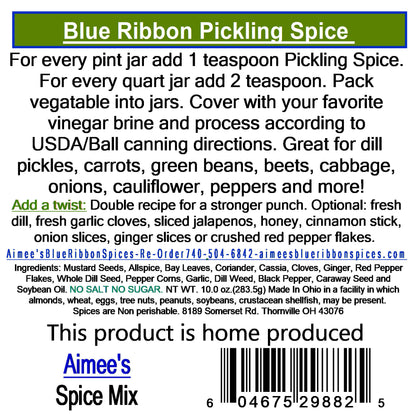 Dill Pickle Seasoning