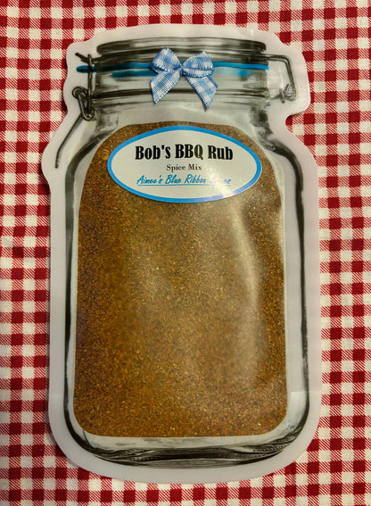 Bobs BBQ Rub  Barbecue Spice Seasoning Mix ~ Grilling - Baking - Award Wining - Mouth Watering Flavor - Tender - Beef or Chicken Seasoning