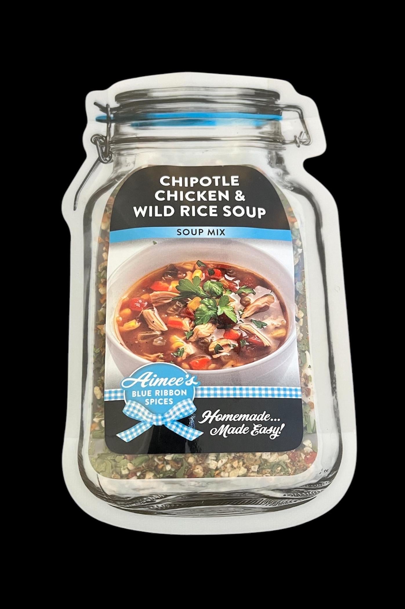 Chipotle Chicken & Wild Rice Soup NO SALT  Spice Seasoning Mix “Value 3 Pack Bulk Savings”