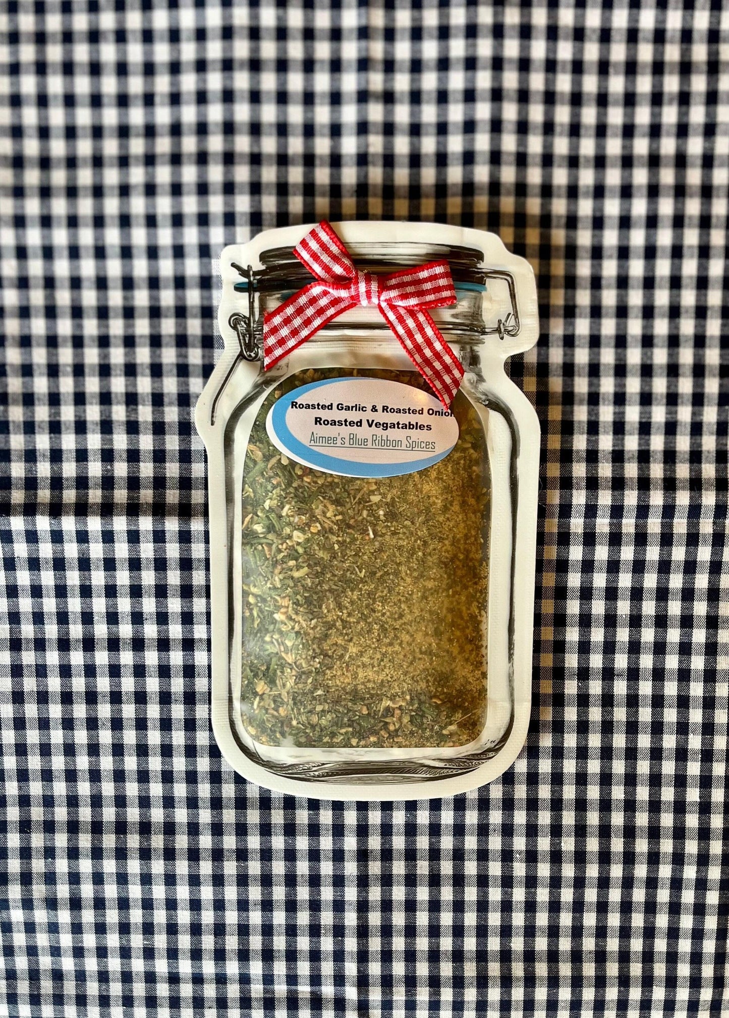 Roasted Garlic, Roasted Onion & Roasted Vegetables Spice Mix Seasonings Spices are Gluten Free Fresh Veggies Herbs Makes Large Family Recipe