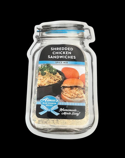 Shredded Chicken Sandwiches** TOP! Seller Spice Mixes “Value 3 Pack Bulk Savings” Gluten FREE Spices ~ Great Gift ~ Simple ~ Quick~ Easy YUM