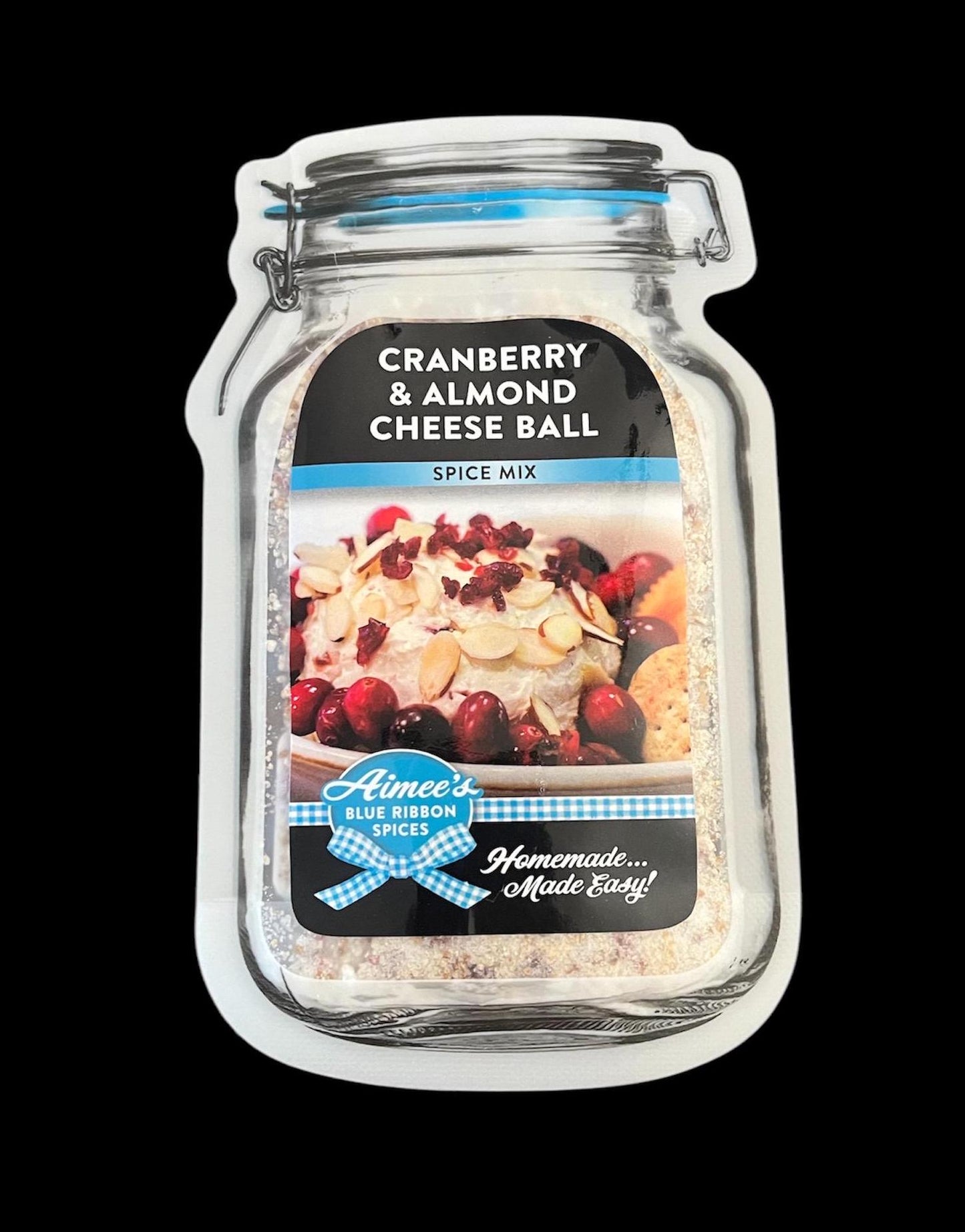 Cranberry & Almond Cheese Ball ** Spice Seasoning Mix -Aimee's Dads Favorite - Cream Cheese - Appetizer - Gift Giving - Gluten Free Spices