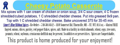 Cheesy Potato Casserole Spice Seasoning Mix