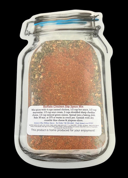 Buffalo Chicken Dip** Crowd Favorite**Spice Seasoning Mix - Crock  Pot or Oven - Crowd Favorite - Tailgate - Family Reunion - Appetizer -YUM