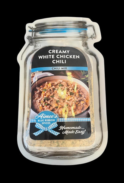 Creamy White Chicken Chili** Chili Seasoning Spice Seasoning Mix (NO SALT) Family  Crowd Favorite Hearty Spices are Gluten Free Amazing