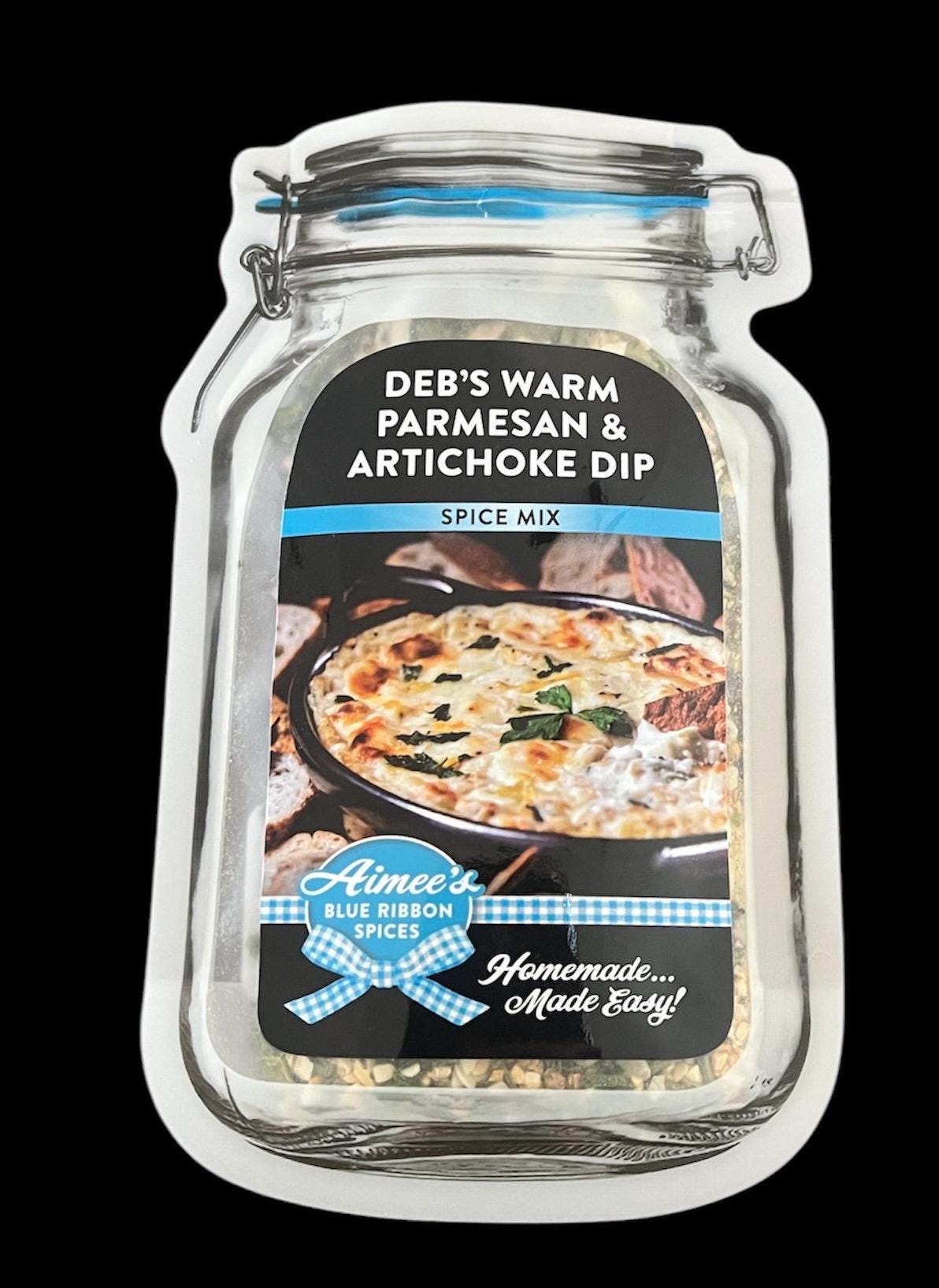 Deb’s Warm Parmesan & Artichoke Dip Spice Mixes "Value Three Pack Bulk Savings 3 Pack!" Spices are Gluten FREE~ Great Gift ~ TOP Seller