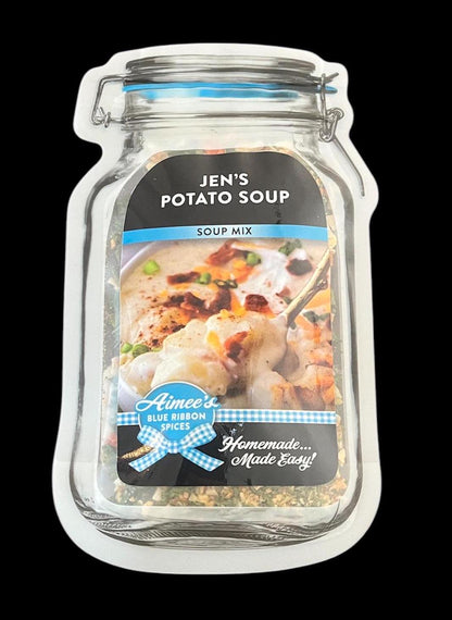 Jen’s Potato Soup Spice Seasoning Mix and Recipe “Value Three 3 Pack Bulk Savings” Includes 3 Spice Packets ~ Soup Gift Basket Gluten Free