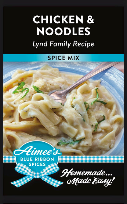 Chicken & Noodles Spice Seasoning Mixes "Value 3 Pack Bulk Savings ”Comfort Food" at it's Finest Wedding Shower Gift spices are Gluten Free
