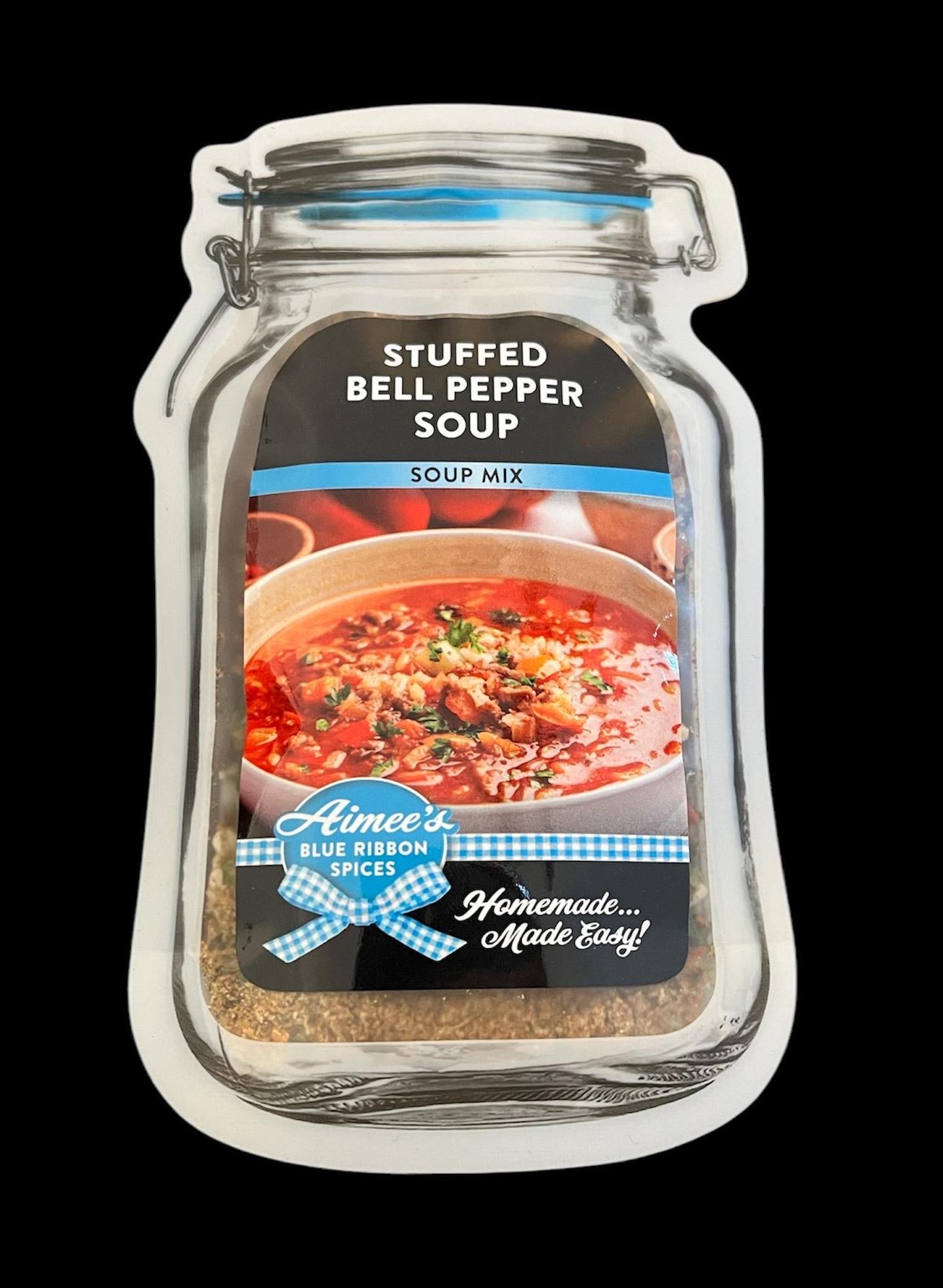Stuffed Bell Pepper Soup Comfort Food Spice Seasoning Mix~Great for Gift Giving~Hearty ~Makes a Large Recipe~Family Meal Dinner Bell Peppers