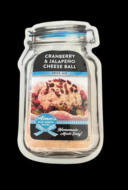 Cranberry & Jalapeño Cheese Ball Spice Seasoning Mixes "Value 3 Pack Bulk Savings” Sweet Heat ~ TOP Seller ~ Perfect Gift ~ Party Dip Spread